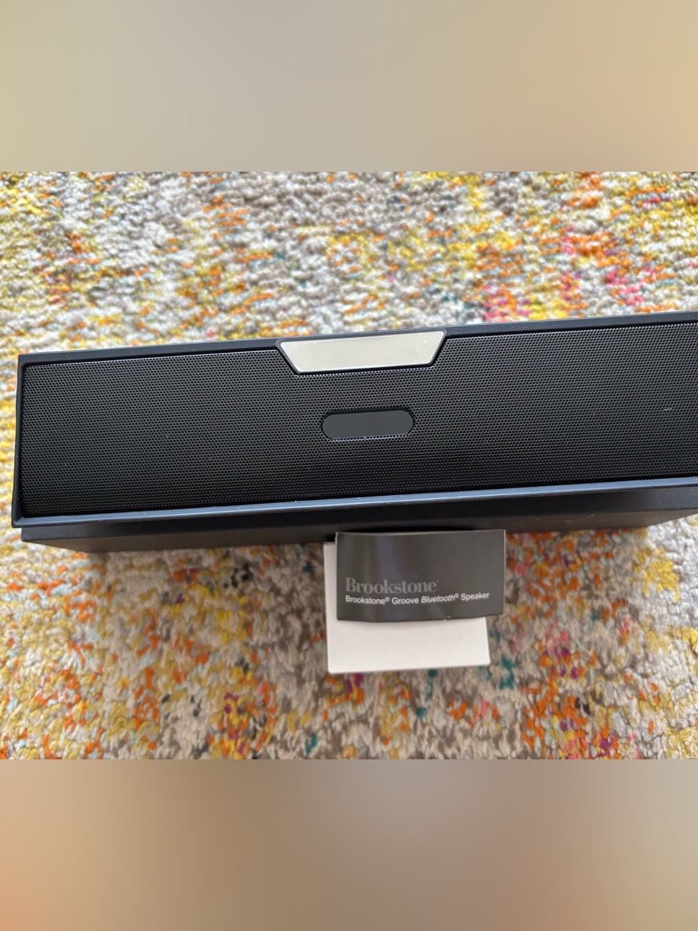 New Brookstone Groove Portable Bluetooth Speaker - Black